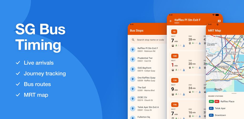 SG Bus Timing app preview
